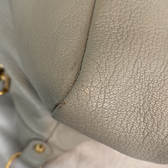Balenciaga Gray Satchel with Gold Accents - Picture 6 of 15